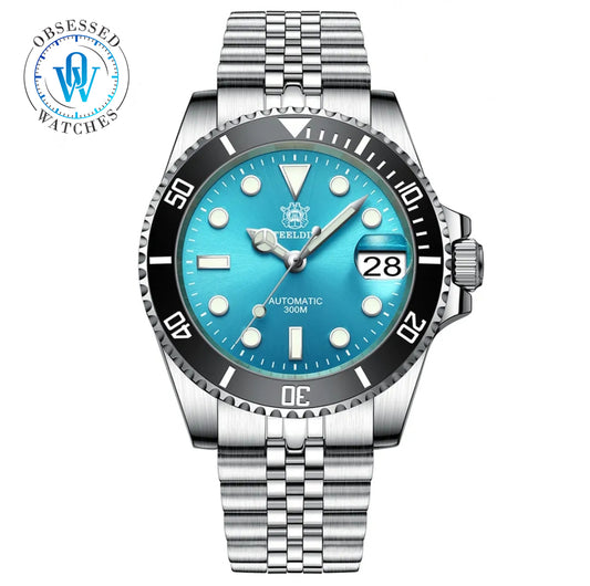 Steeldive SD1953 Dive Watch - 5 Link