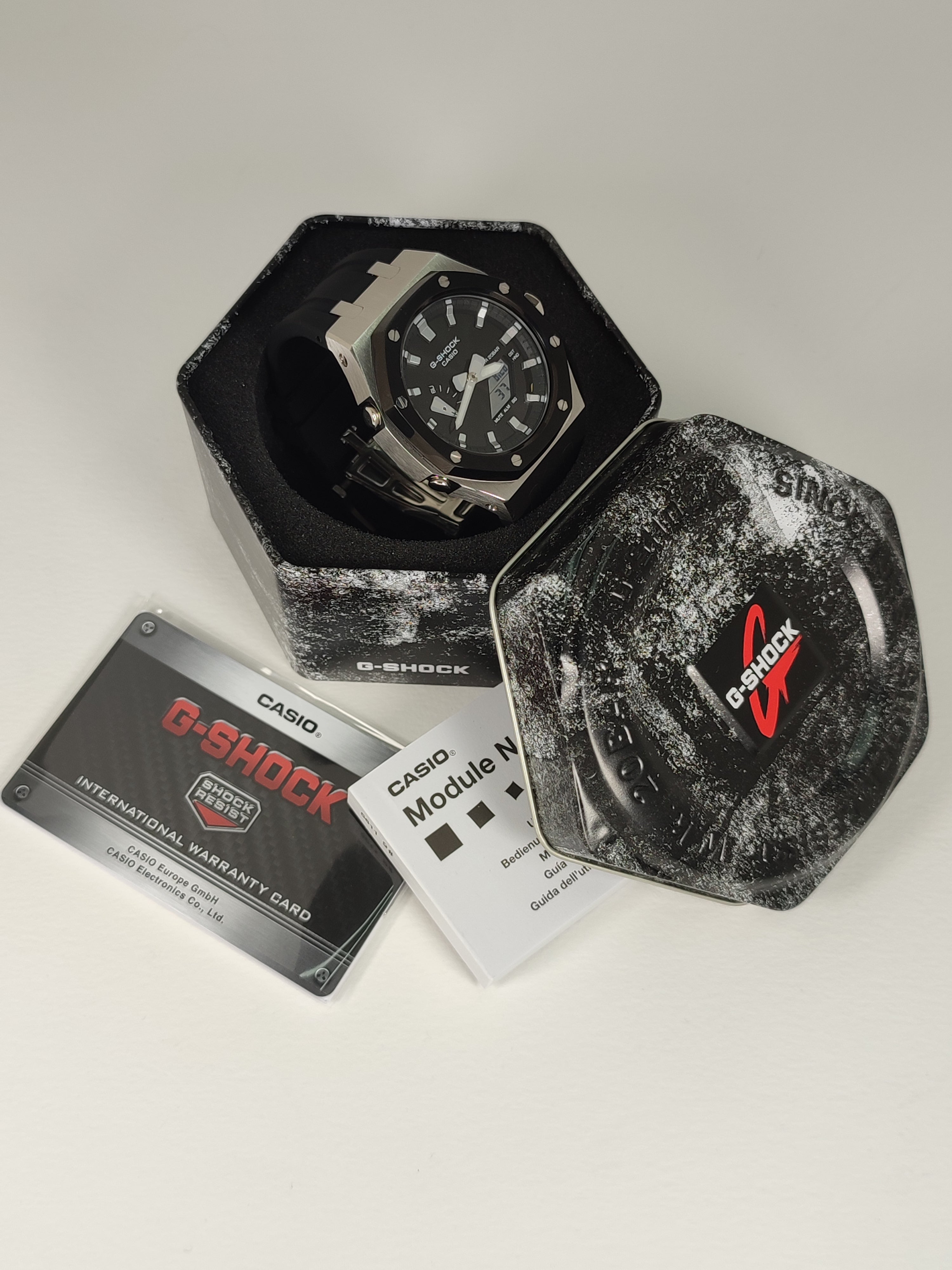 Midnight Chrome CasiOak Casio G Shock GA 2100FF 8AER